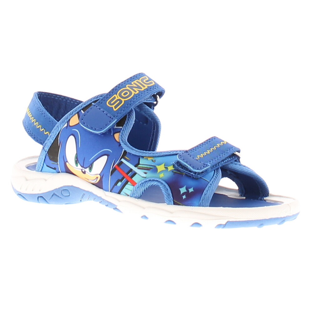(Blue, 11 (Children's)) Sonic Sport Boys' Sandals & Sliders UK Size