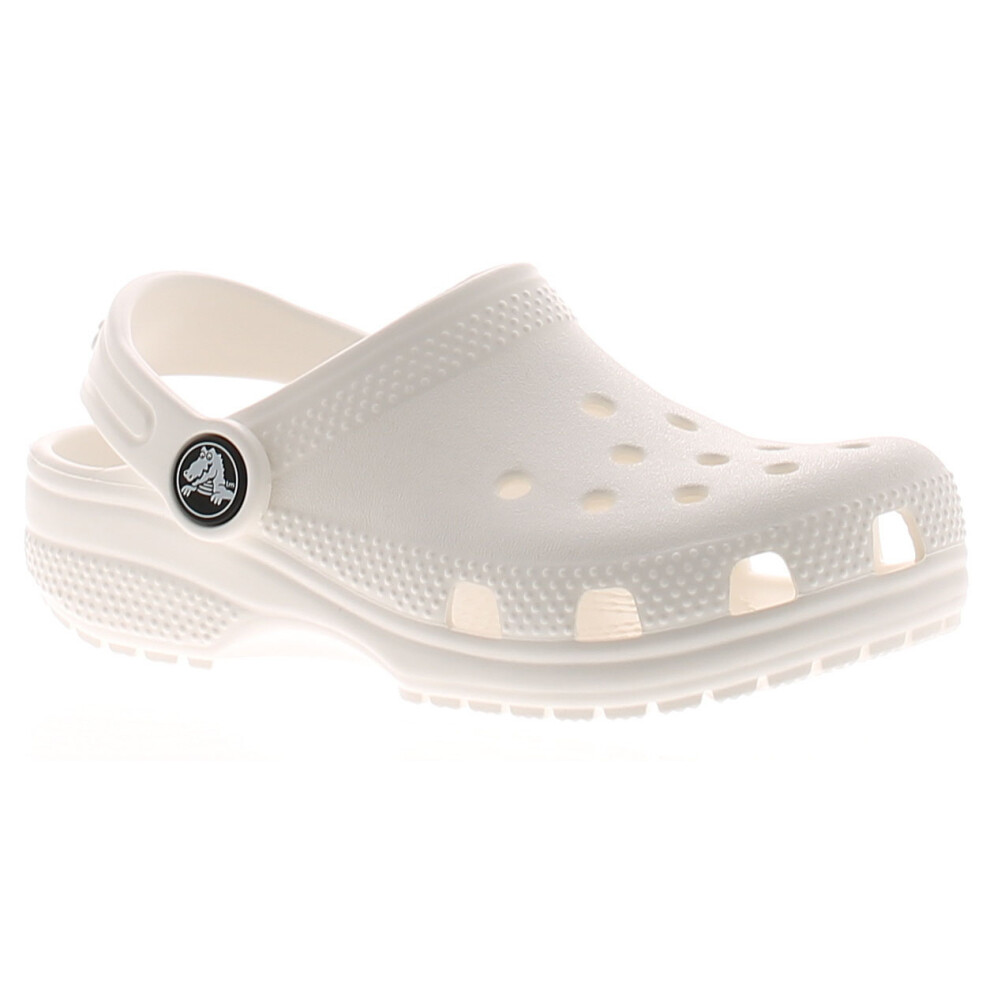 (White, 7 (Children's)) Crocs Classic Girls' Sandals & Sliders UK Size