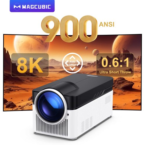 Magcubic Ultra Short Throw HY450 Projector with Auto Offset 8K 1