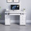 Home Discount (White) Otley 3 Drawer Computer Desk PC Office Workstation 6