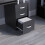 Home Discount (Black) Otley 3 Drawer Computer Desk PC Office Workstation 5