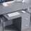 Home Discount (Grey) Otley 3 Drawer Computer Desk PC Office Workstation 3
