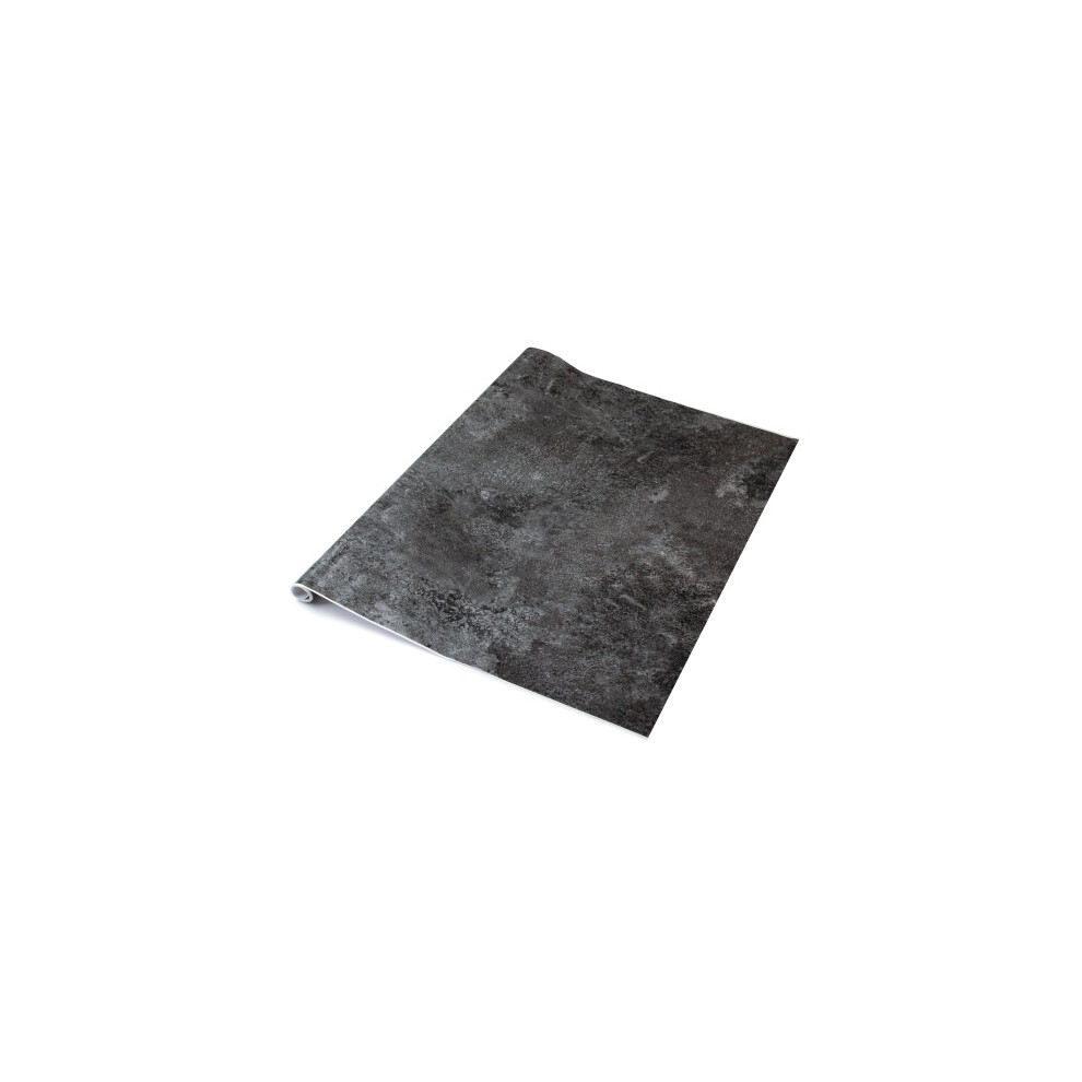Dc Fix Avellino Beton Slate Grey Sticky Back Plastic Vinyl Wrap Film 5056525363989