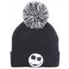 Nightmare Before Christmas Beanie Pom-Jack Face Badge