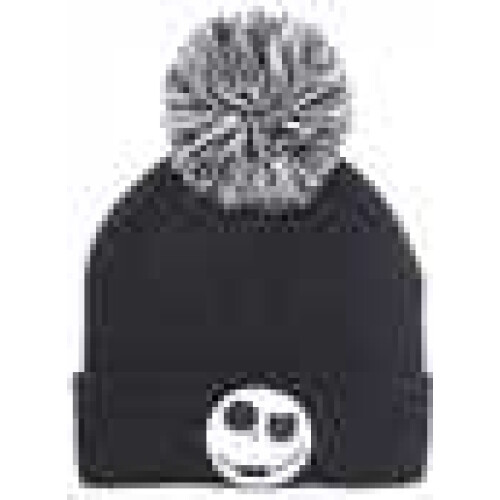 Nightmare Before Christmas Beanie Pom-Jack Face Badge
