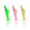 (5 PCS yellow) Mini Needle Threader DIY Tool Home Hand Sewing Machine Device Thread Needle Cross Plastic Stitch Sewing Accessories 7
