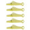 (5 PCS yellow) Mini Needle Threader DIY Tool Home Hand Sewing Machine Device Thread Needle Cross Plastic Stitch Sewing Accessories 1