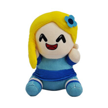 (Blue Clothes Girl) Omz Plush Toy Omz Plushies Stuffed Doll Kids Gifts 20cm