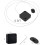 (4 pcs) 4Pack Remote Control Tether, 6.5 Ft Remote Control Leash, Retractable Safety Lock with Adjustable Lock Strap for TV Remotes, Game Controllers 3