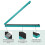 7FT 2.1M Folding Gymnastic Balance Beam Kids Training Beam 6