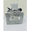 Silver Perfume Bottle Decorative Ceramic Vase with Crushed Diamond 1