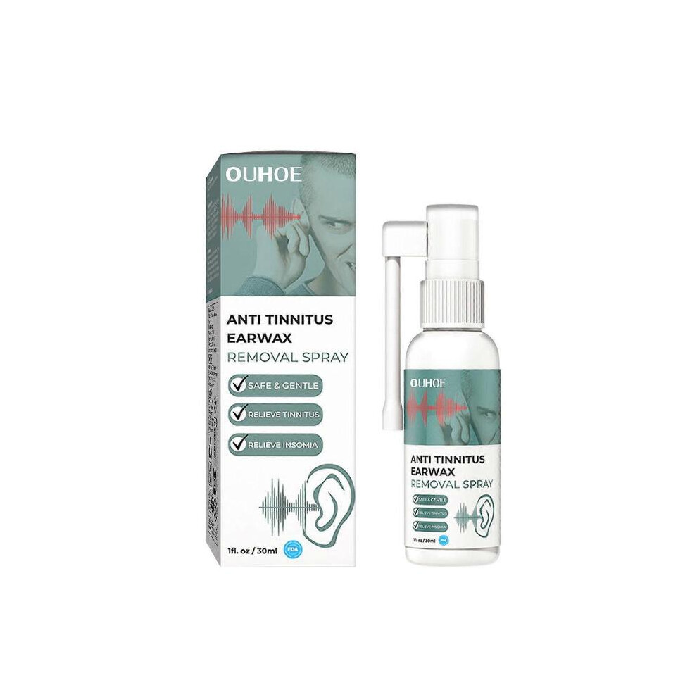 Ouhoe Tinnitus Spray Ear Cleaning Earwax Ear Health Care Spray