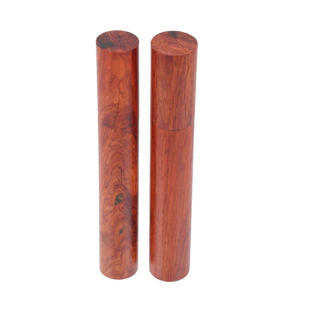(As show, One size) 2Pcs Rosewood Incense Tube Wood Incense Storage Tube for Home Incense Shop-image-OPC-PGYP6ZD-NEW