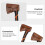 (As show, One size) 2 PCS T Tool Leather Axe Case Axe Protector Case Hatchet Cover Axe Sleeve Hatchet Sleeve 4