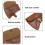 (As show, One size) 2 PCS T Tool Leather Axe Case Axe Protector Case Hatchet Cover Axe Sleeve Hatchet Sleeve 3