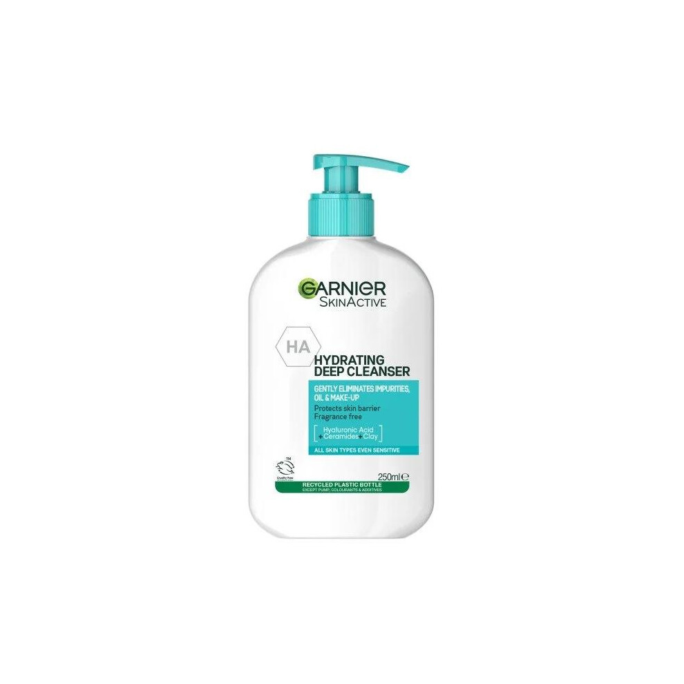 3 x Garnier Skin Active Hydrating Deep Cleanser 250ml