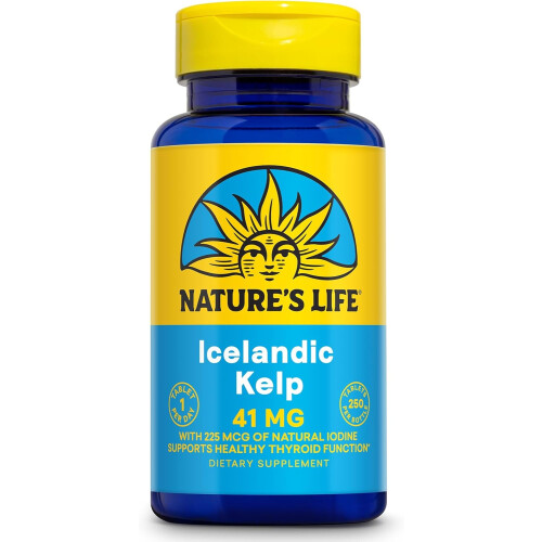 Nature's Life, Isländischer Seetang, 250 Tabletten