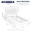 (Double (135×190cm), Green) Bed Frame Upholstered Platform Bed with Adjustable Headboard & Lifting Storage 2