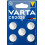 Varta CR2025 3V Lithium-Knopfzellenbatterie 5er-Pack 1