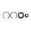 NTY WHEEL BEARING KIT FRONT FOR OPEL CORSA D E 06- 2