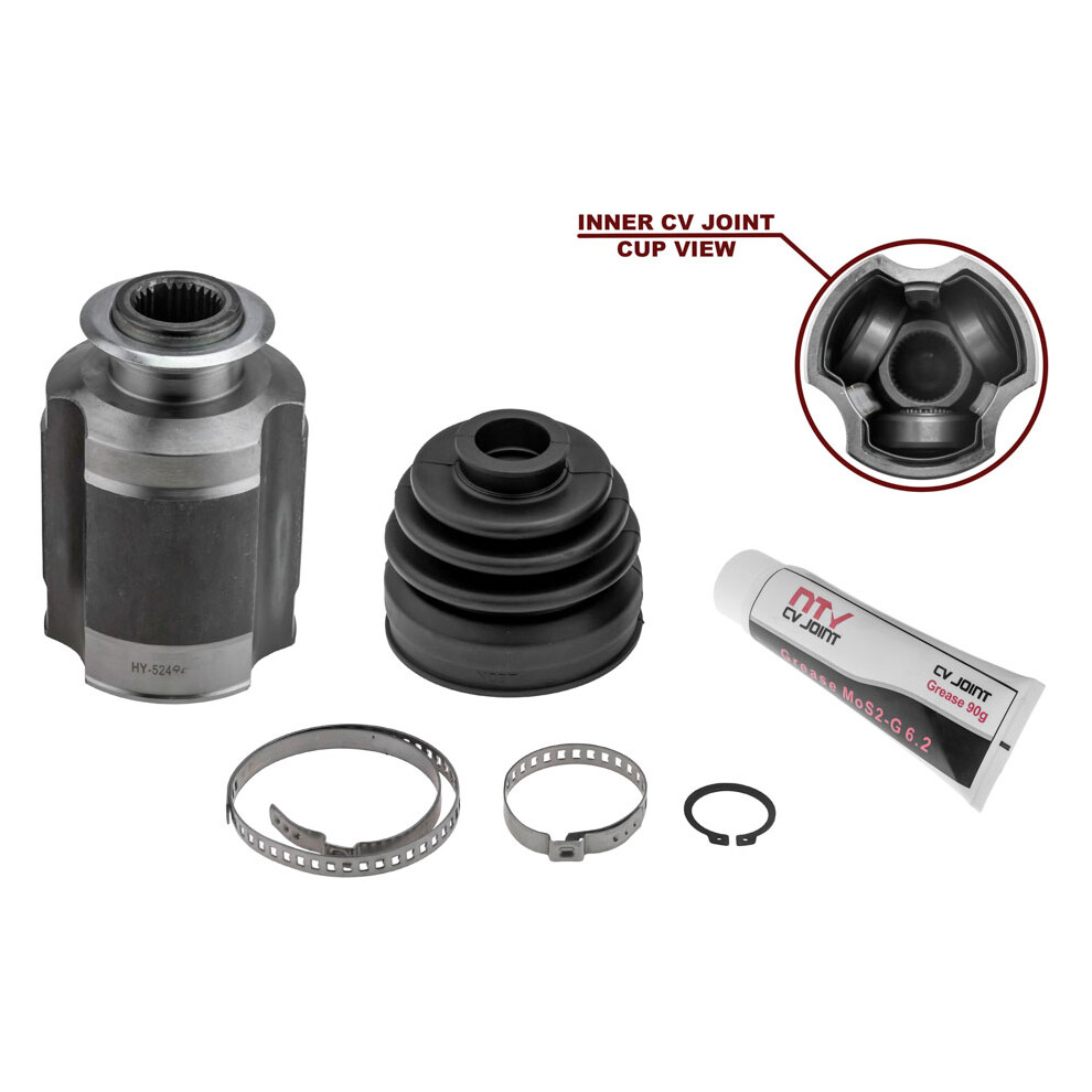 Nty Inner Cv Joint For Hyundai Santa Fe 12-15 Kia Sorento 09-15 Right