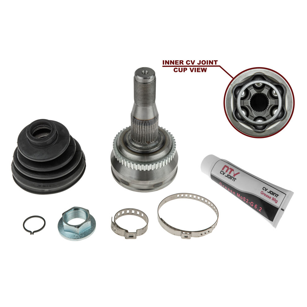 Nty Outer Cv Joint For Chrysler 300M -04 /+Abs=50T