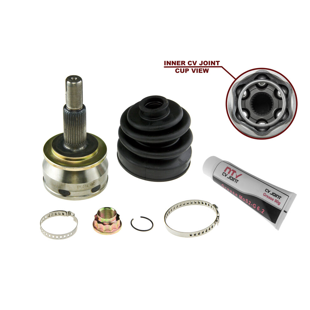Nty Outer Cv Joint For Toyota Verso 2.0D-4D 09