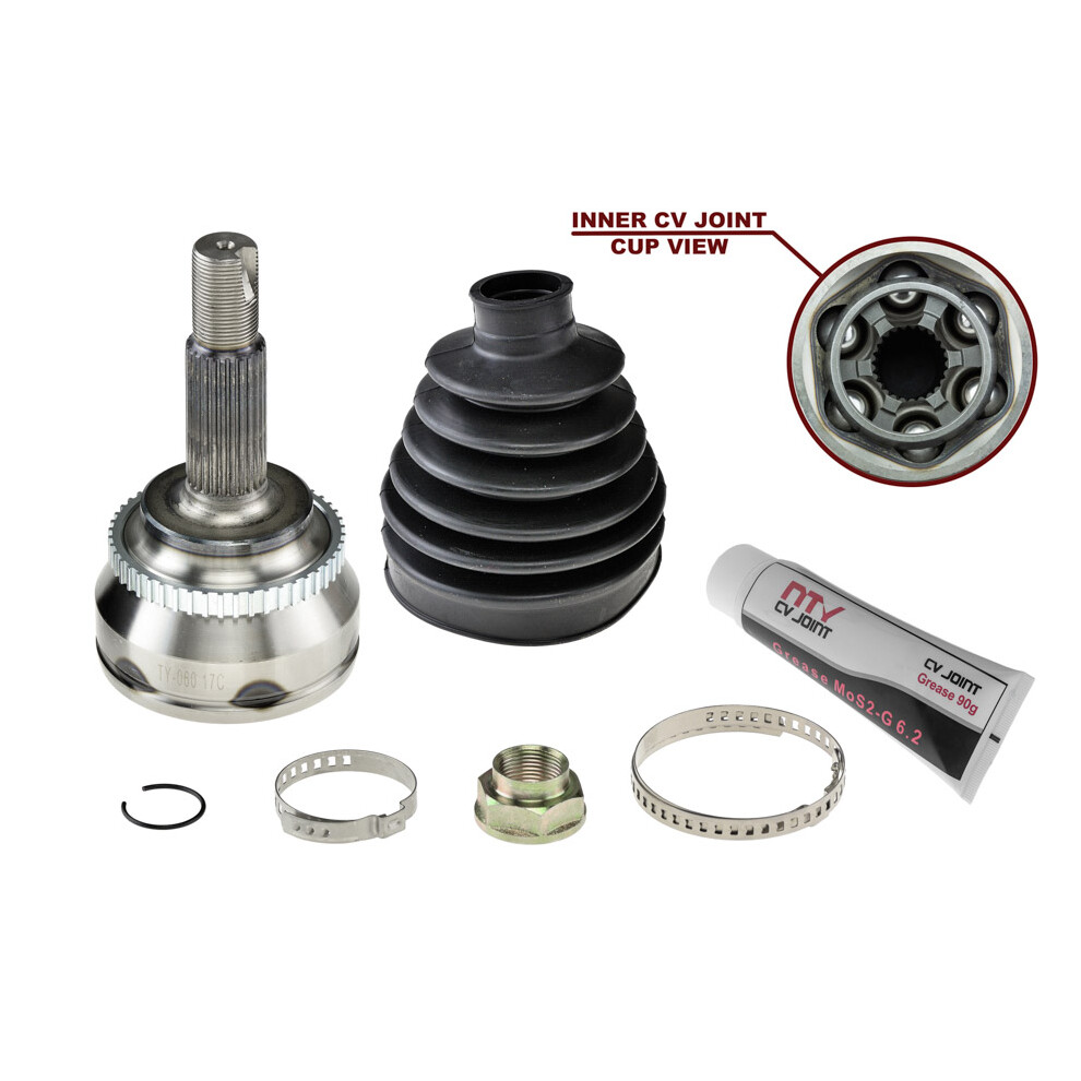 Outer Cv Joint For Toyota Corolla 1.4D-4D 02- Avensis T25 03- 5908281401842