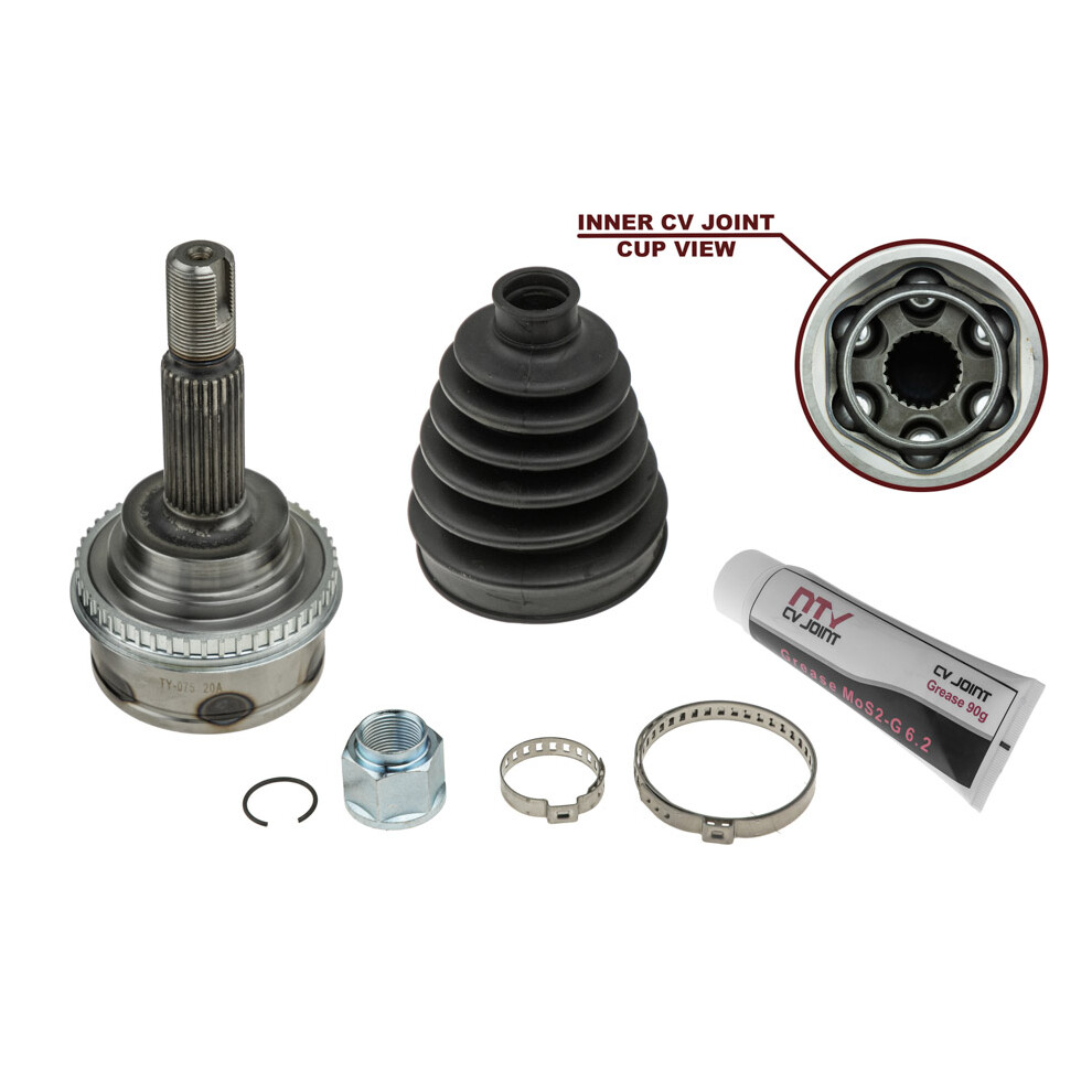 Outer Cv Joint Rear For Toyota Highlander 00-07,Lexus Rx300 03-08 5902048013422