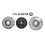NTY CLUTCH KIT WITH SINGLEMASS FLYWHEEL FOR MAZDA 6 2.0CITD 02- 1