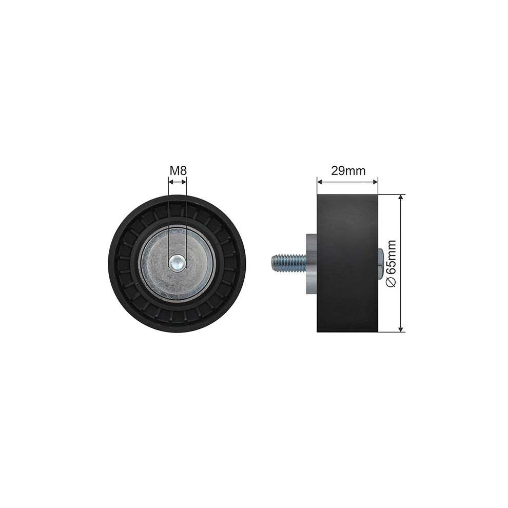 DEFLECTIONGUIDE PULLEY VRIBBED BELT RNK-AR-014 FOR ALFA ROMEO FIAT BRAVO 3.2L - Image 10