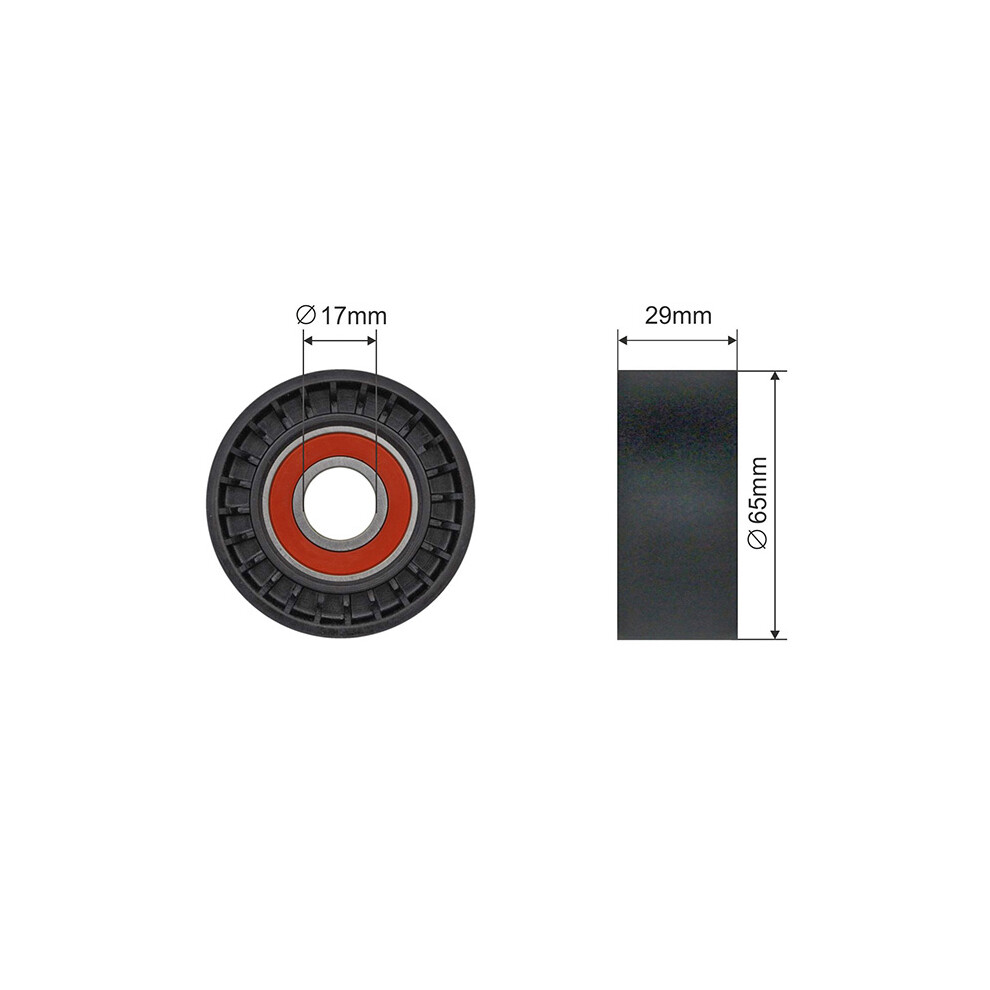 Fits NTY RNK-AR-018 PULLEY IDLER V-BELT - Image 15