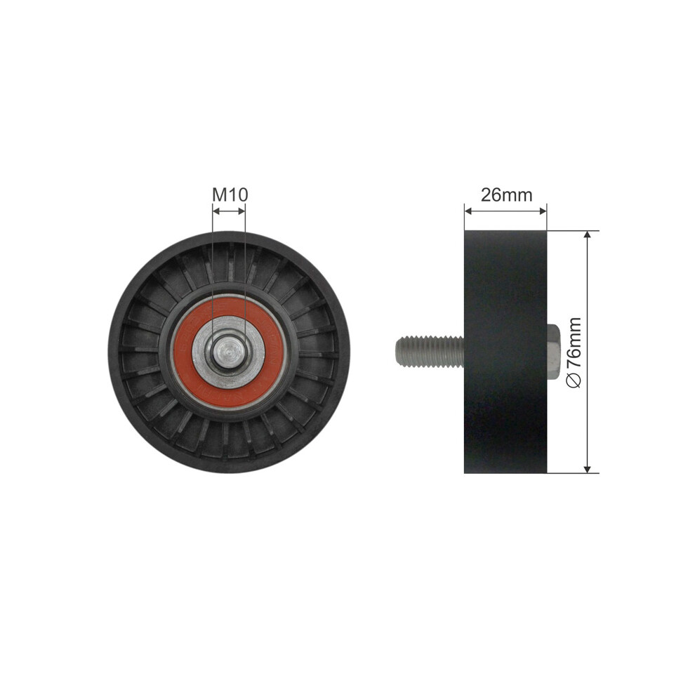 Belt idler pulley RNK-AU-046 NTY for SKODA VW SEAT - Image 12