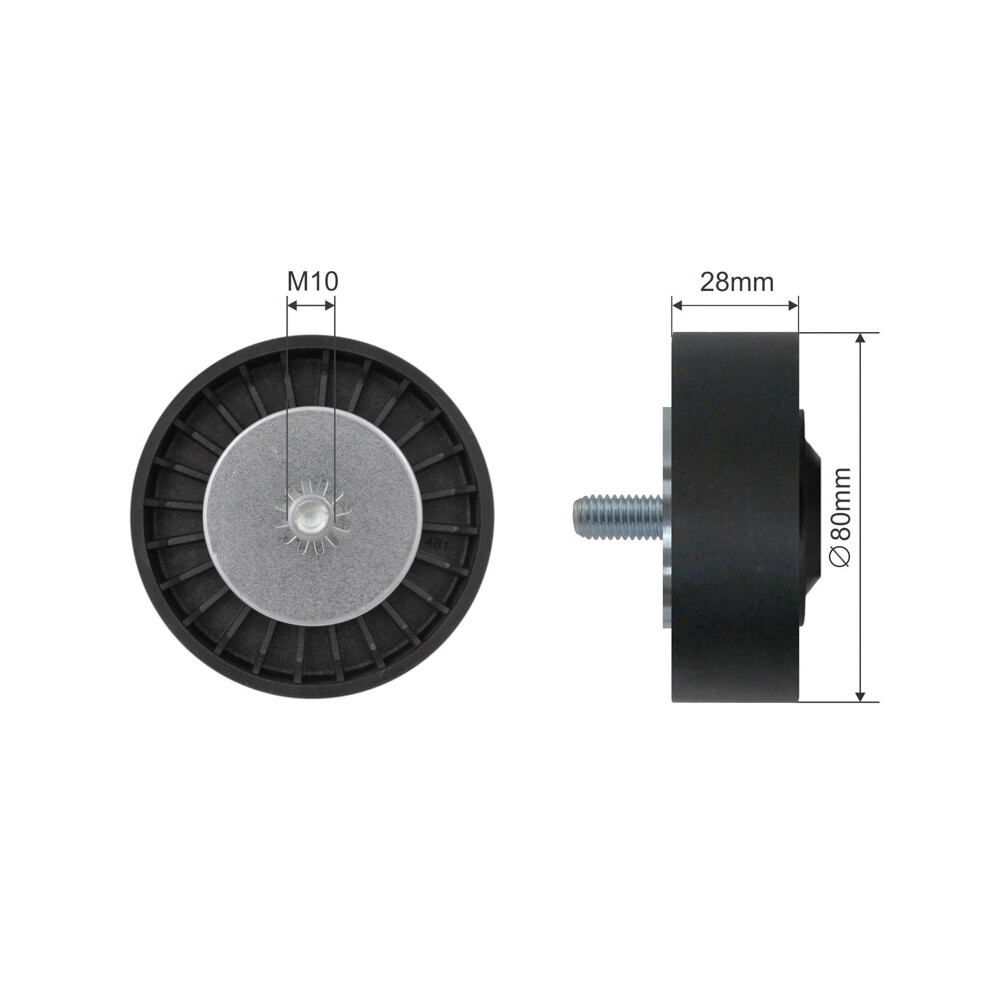 N.T.Y. RNK-BM-025.NTY Deflection/Guide Pulley, V-belt for BMW - Image 13