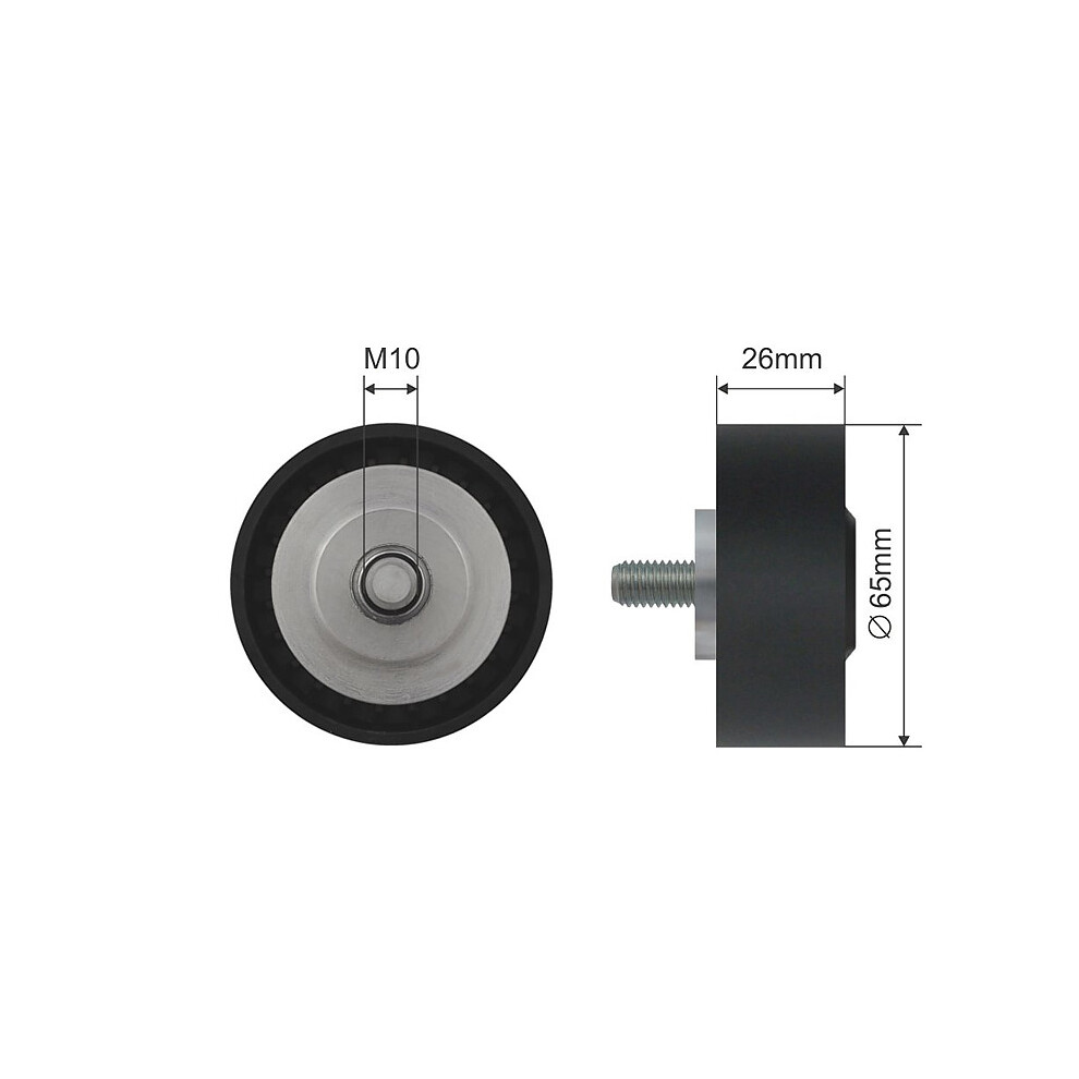 NTY Idler/Pulley Guide Roller for Serpentine Belt RNK-BM-032 for BMW MINI - Image 7