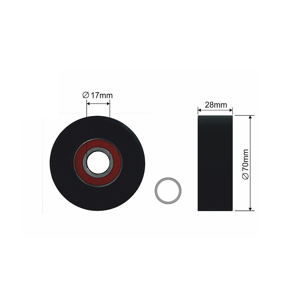 Nty Pulley Idler V-Belt For Bmw 5 E39 7 E38 X5 E53 3.5 4.4 4.6 96-03
