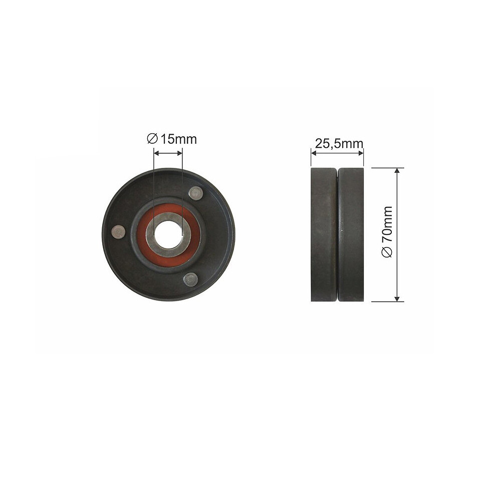 4x ✅Fits NTY RNK-BM-040 PULLEY IDLER V-BELT ⭐UK Seller⭐ - Image 11