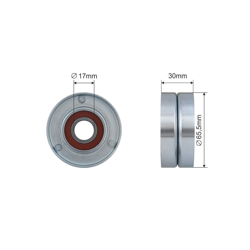 V-belt tensioner pulley Metal RNK-CH-019 NTY for MERCEDES-BENZ JEEP CHRYSLER - Image 11
