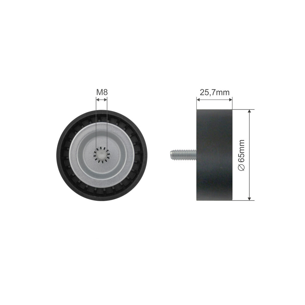 Pulley Idler V-Belt For Jeep Compass 10- Mercedes C (C204) 5902048232908