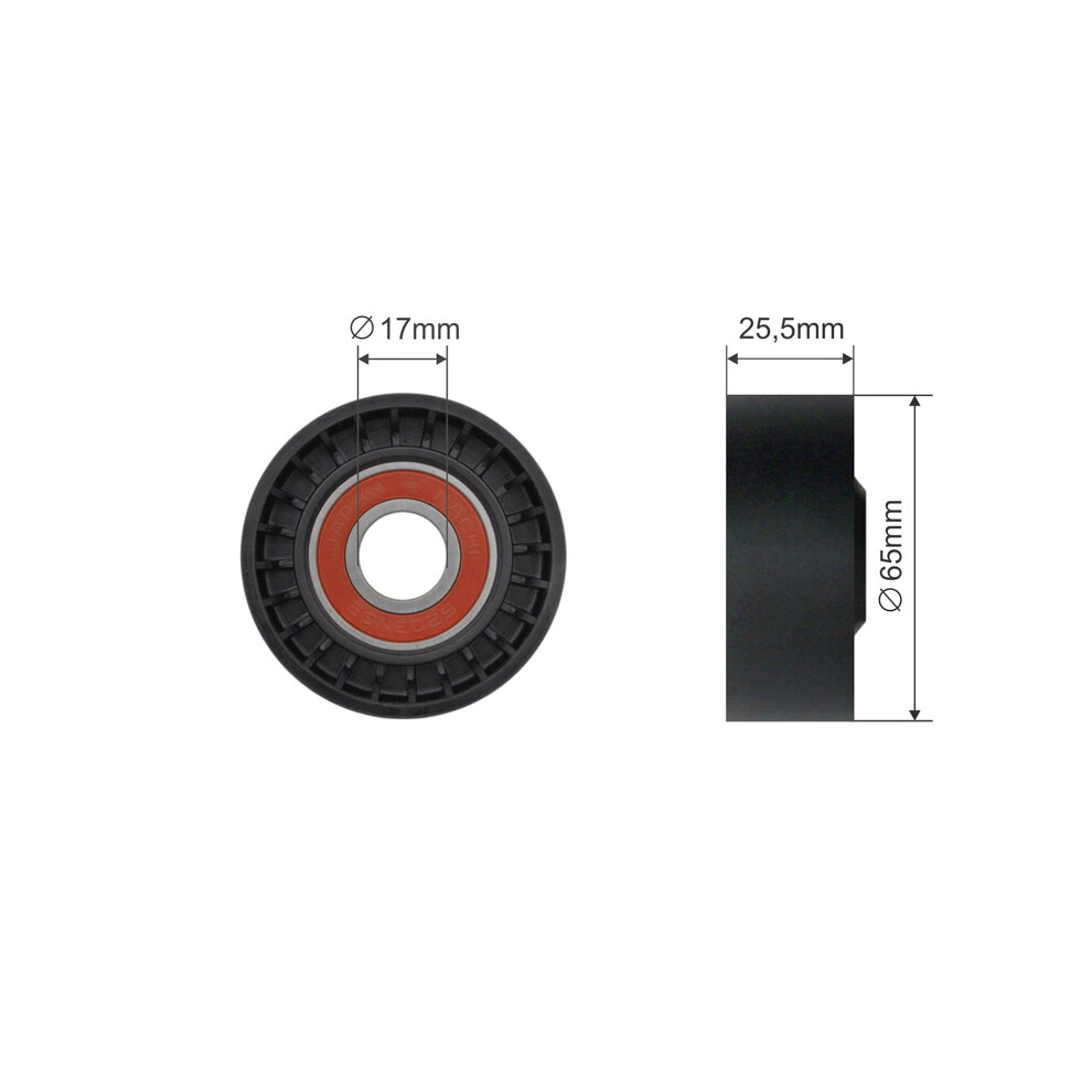 NTY Timing Belt Tensioner Pulley V-Belt RNK-CH-031 65mm x 25.5mm - Image 12