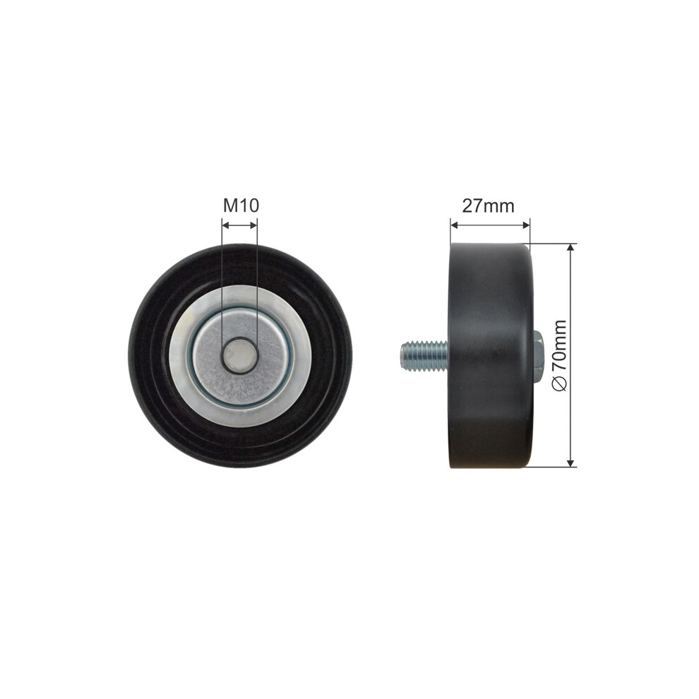 Nty Pulley Idler V-Belt For Chevrolet Epica (Kl1) 04-11