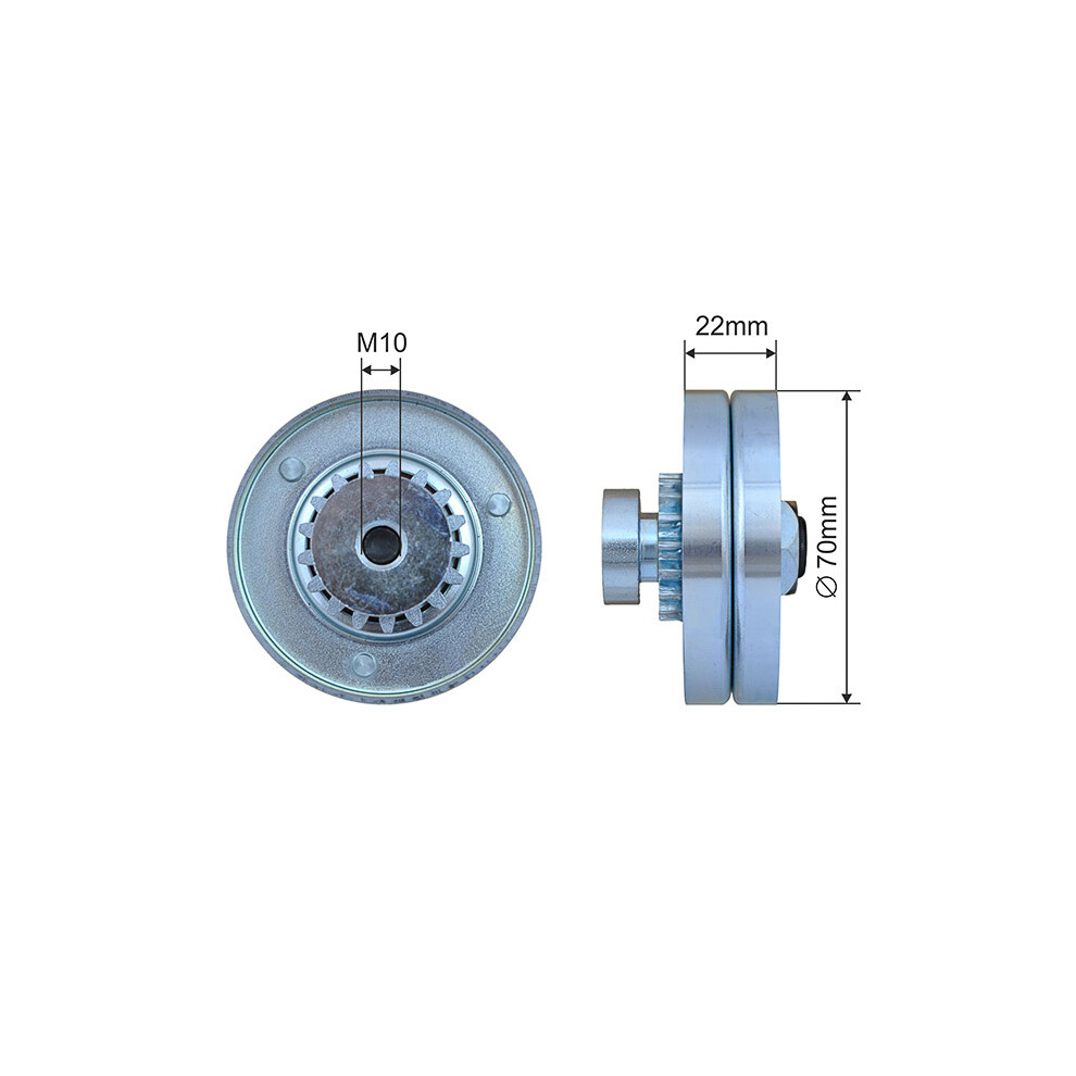 NTY Tensioner Pulley Ribbed Serpentine Belt RNK-CH-039 for Chevrolet - Image 8