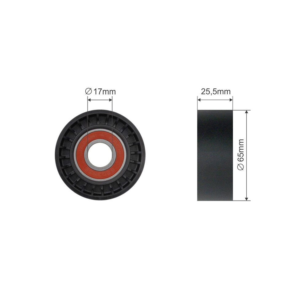Nty Pulley Idler V-Belt For Citroen Berlingo C1 C2 C3 I C3 Ii C3