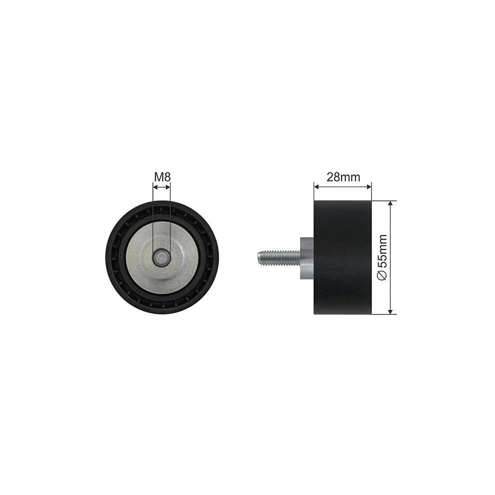 V-belt tensioner pulley RNK-BM-045 NTY for BMW 3 1 Coupe 1 Convertible 5 1 - Image 10