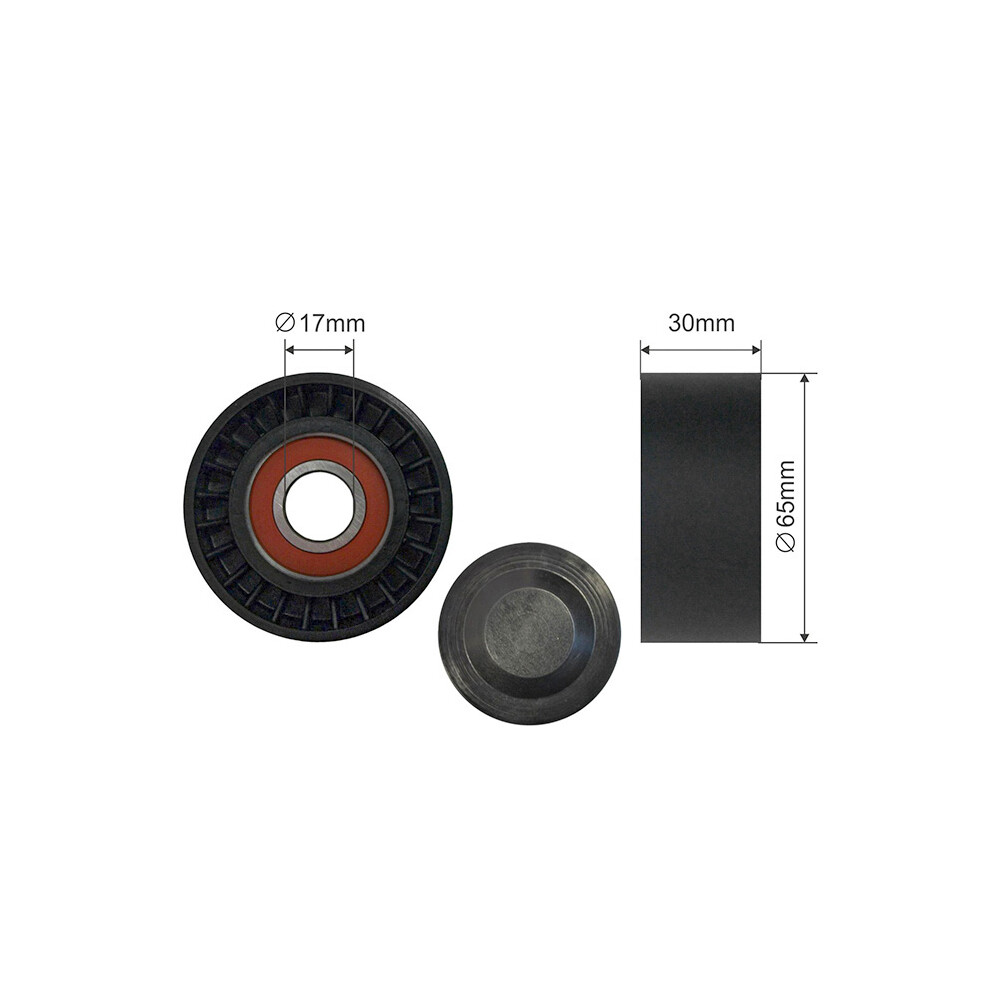 Pulley Idler V-Belt For Ford Transit Tt9 06-13 5902048144546