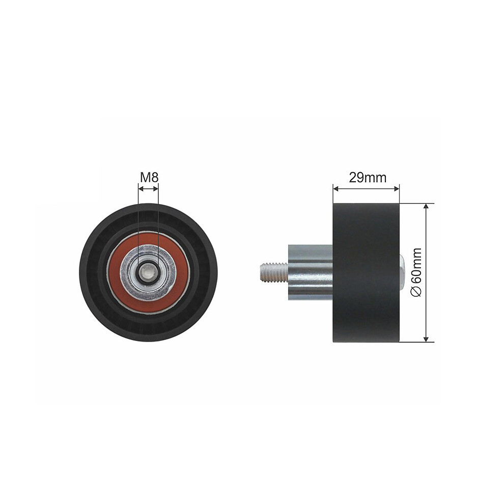 DEFLECTION PULLEYGUIDE PULLEY TIMING BELT RNK-FR-028 FOR MAZDA FORD FOCUS/Van - Image 8