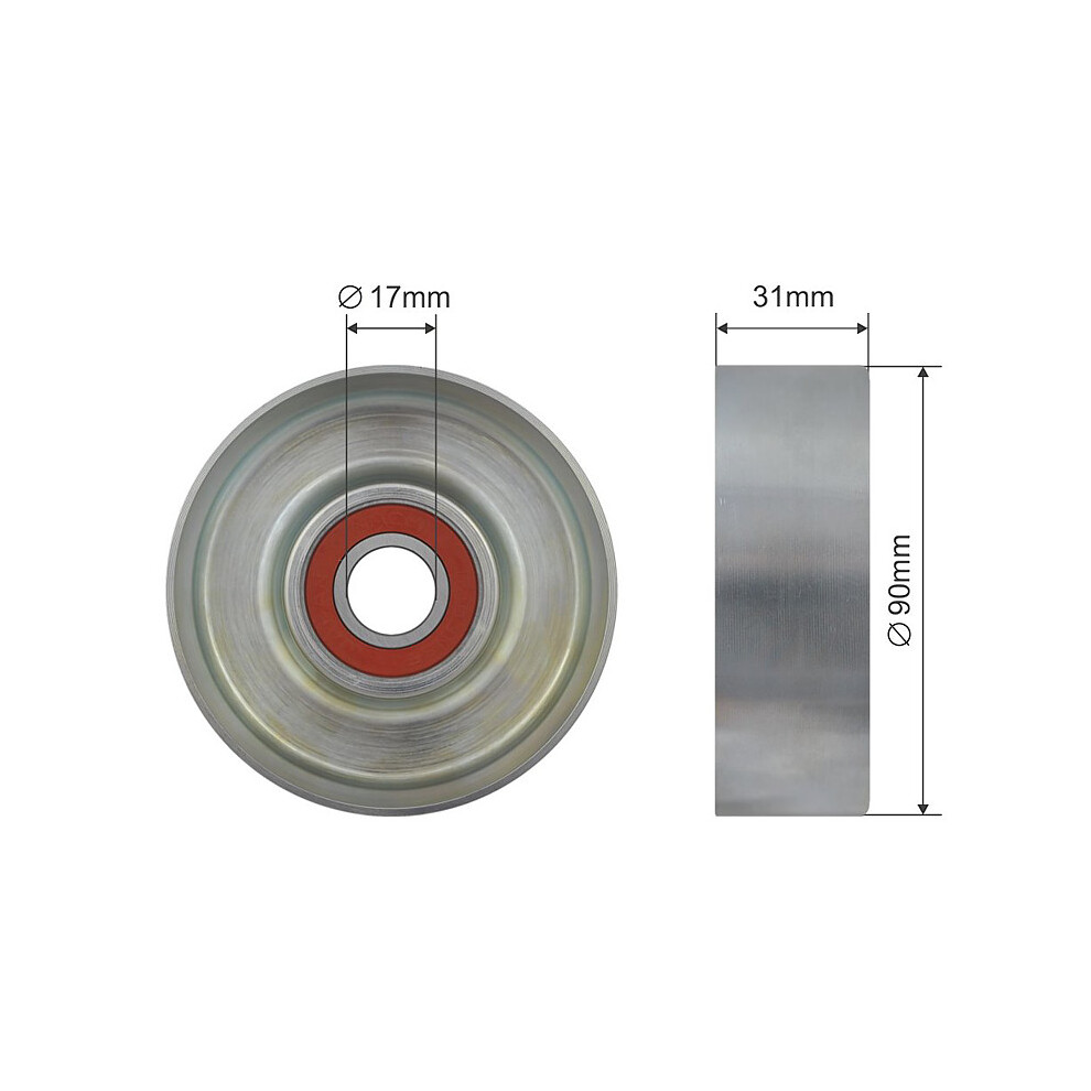 V-belt tensioner pulley RNK-FR-031 NTY for FORD MONDEO   MONDEO   Saloon - Image 10