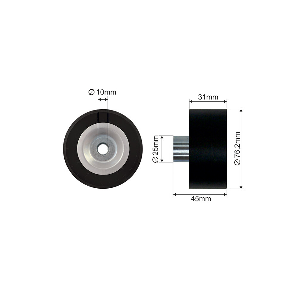 NTY Tensioner Idler Pulley V-Belt RNK-FR-037 for Ford - Image 8