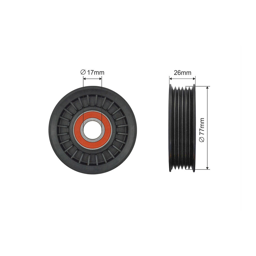 N.T.Y. RNK-FR-060.NTY Tensioner Pulley, V-ribbed belt for FORD - Image 11