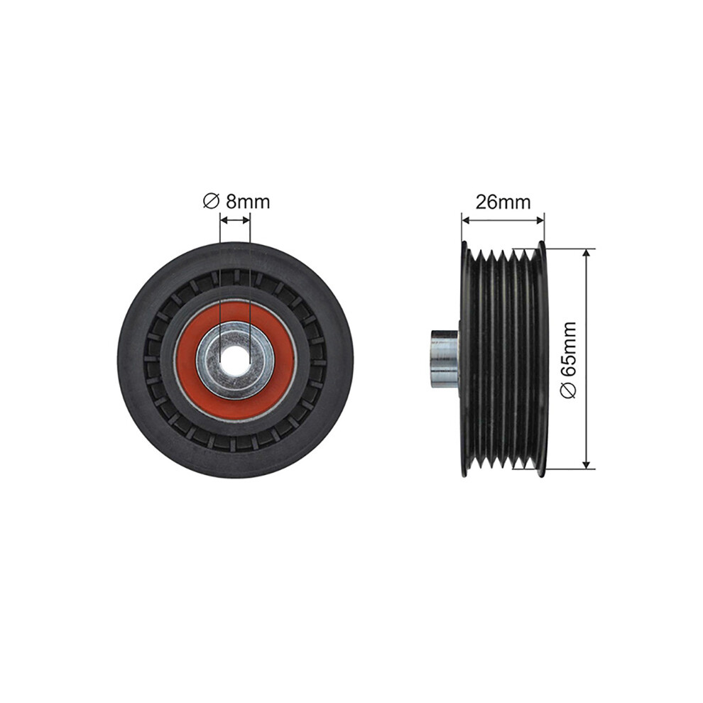 Nty Pulley Idler V-Belt For Ford Transit 06